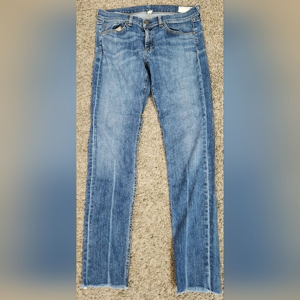 Rag & Bone Dre Low Rise Slim Boyfriend Jeans Size 28